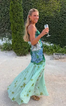 ANTIPODEAN RUNAWAYSTAR DROP WAIST GOWN SIZE 14 for rent on The Volte - image 2
