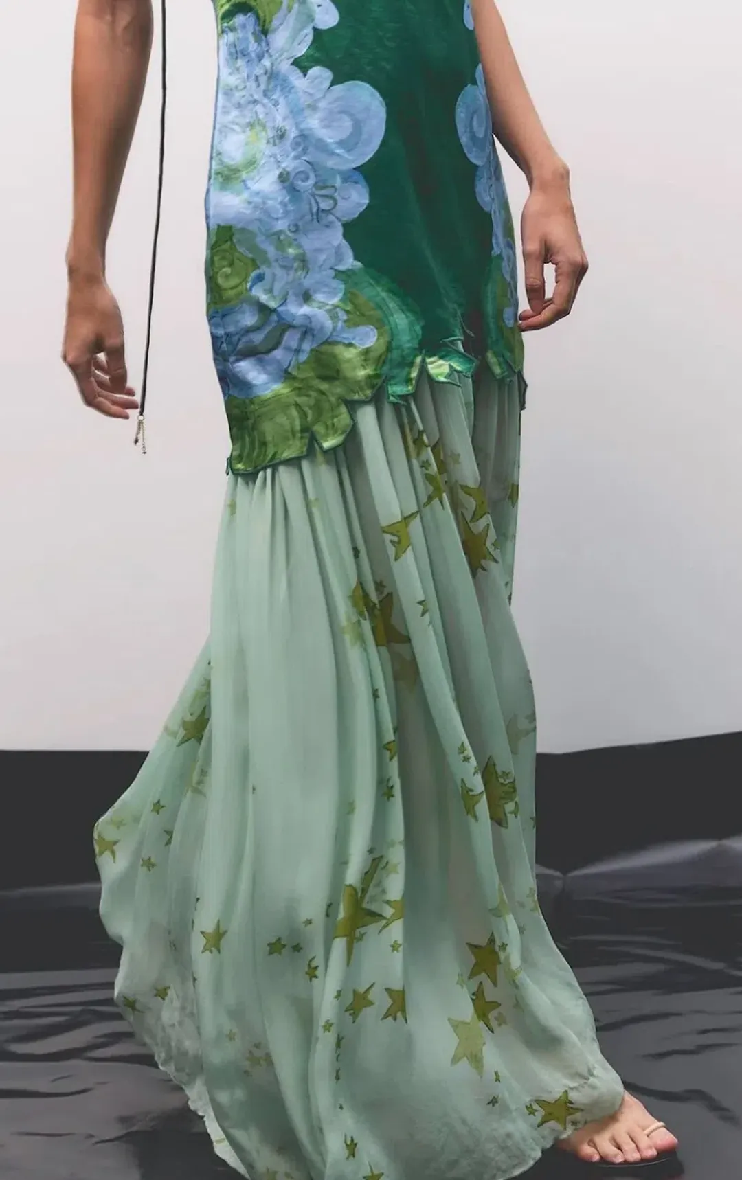 ANTIPODEAN RUNAWAYSTAR DROP WAIST GOWN SIZE 14 for rent on The Volte - main image