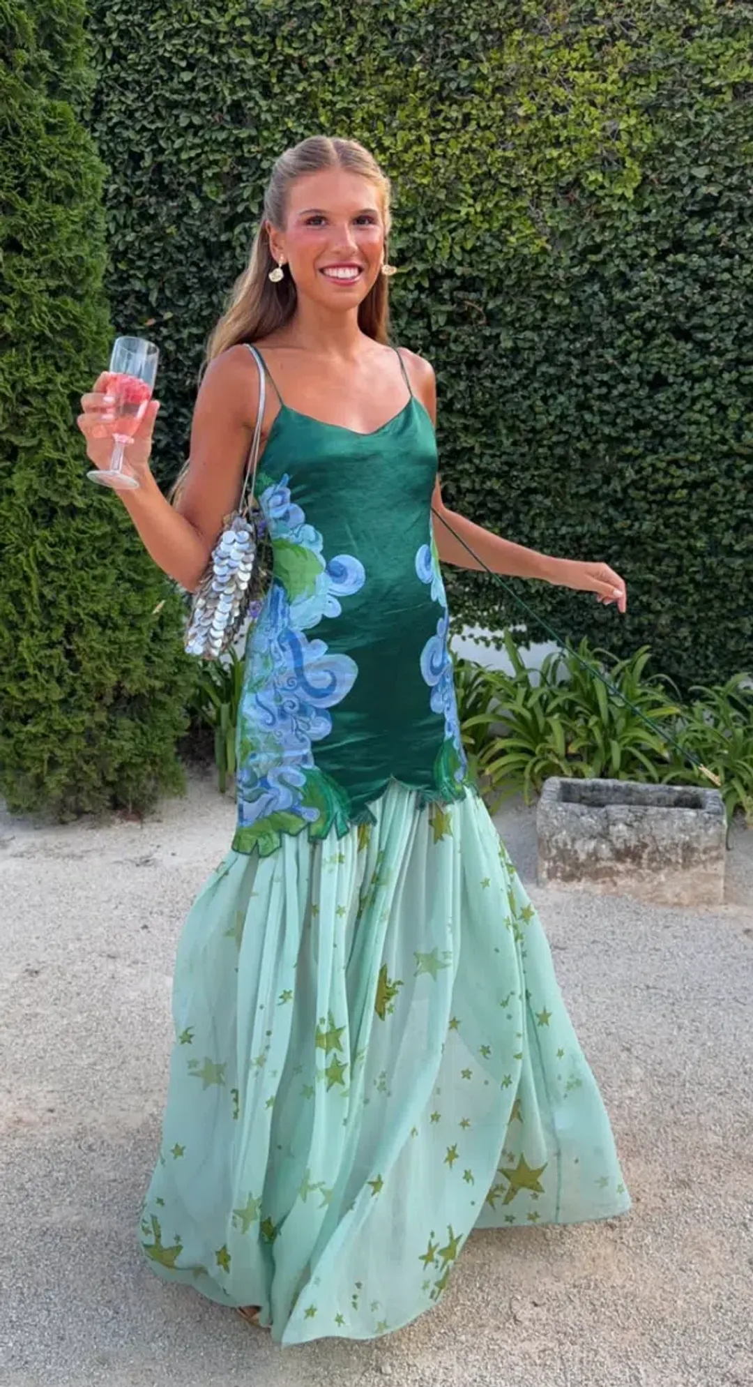 ANTIPODEAN RUNAWAYSTAR DROP WAIST GOWN SIZE 14 for rent on The Volte - main image