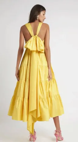 Aje Solstice Tiered Maxi Dress Size 14 for rent on The Volte - image 2