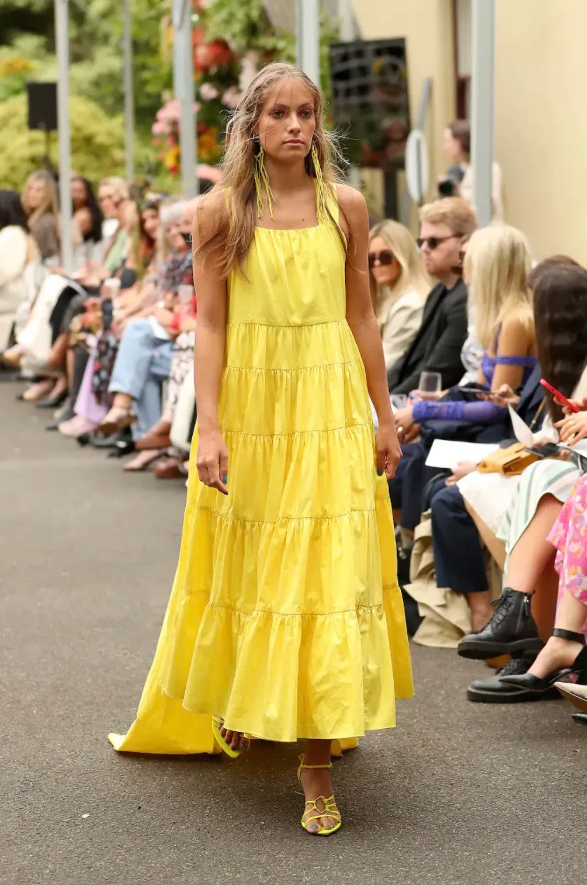 Aje Solstice Tiered Maxi Dress Size 14 - Image 3