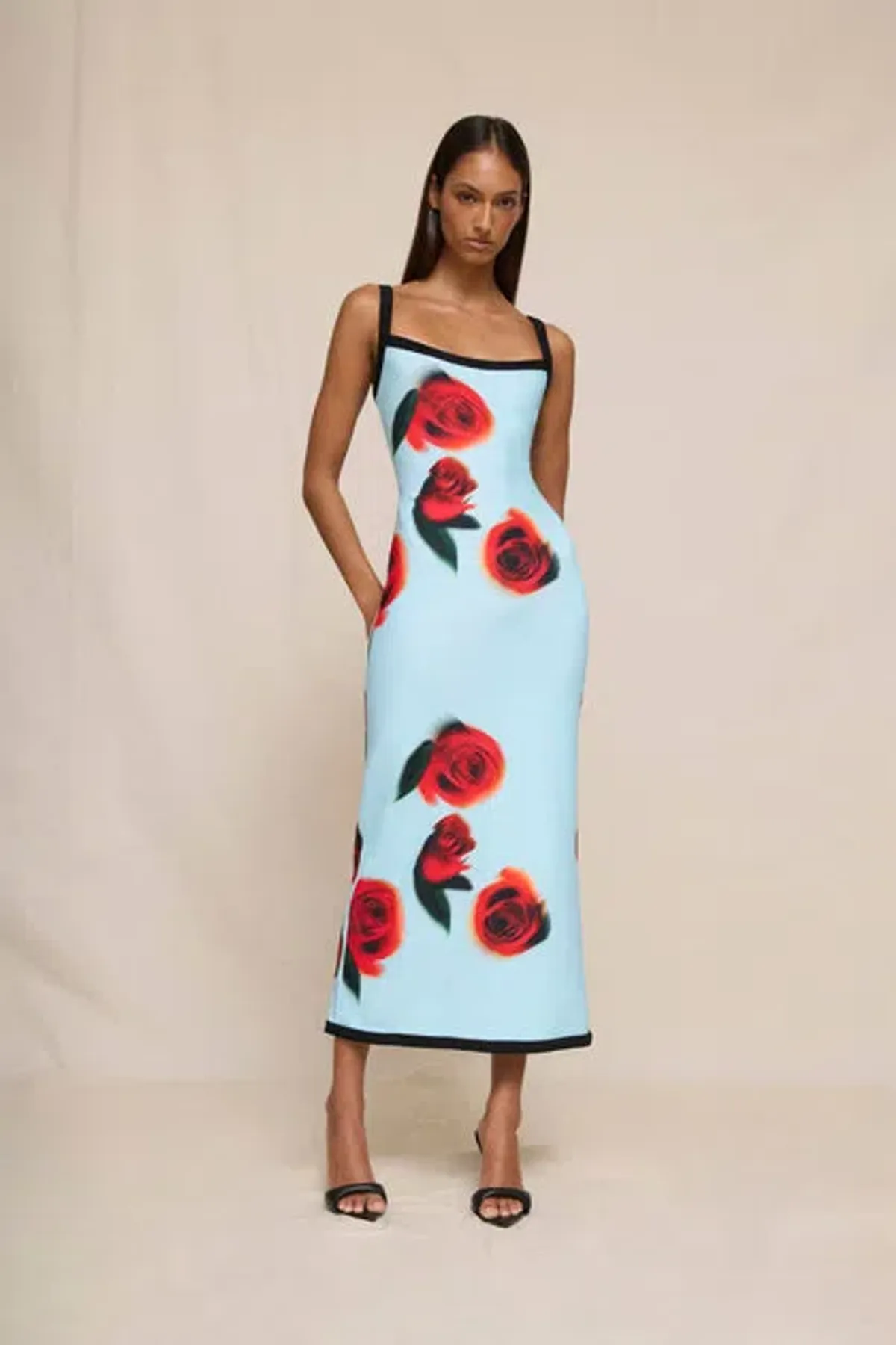 By Johnny Sky Rose Midi Dress size 8 - Image 1
