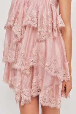 πΈ AJE Ophelia Lace Mini Dress β Size 12 AU in Fawn Pink πΈ PERFECT RACE DAY DRESS! for rent on The Volte - image 4
