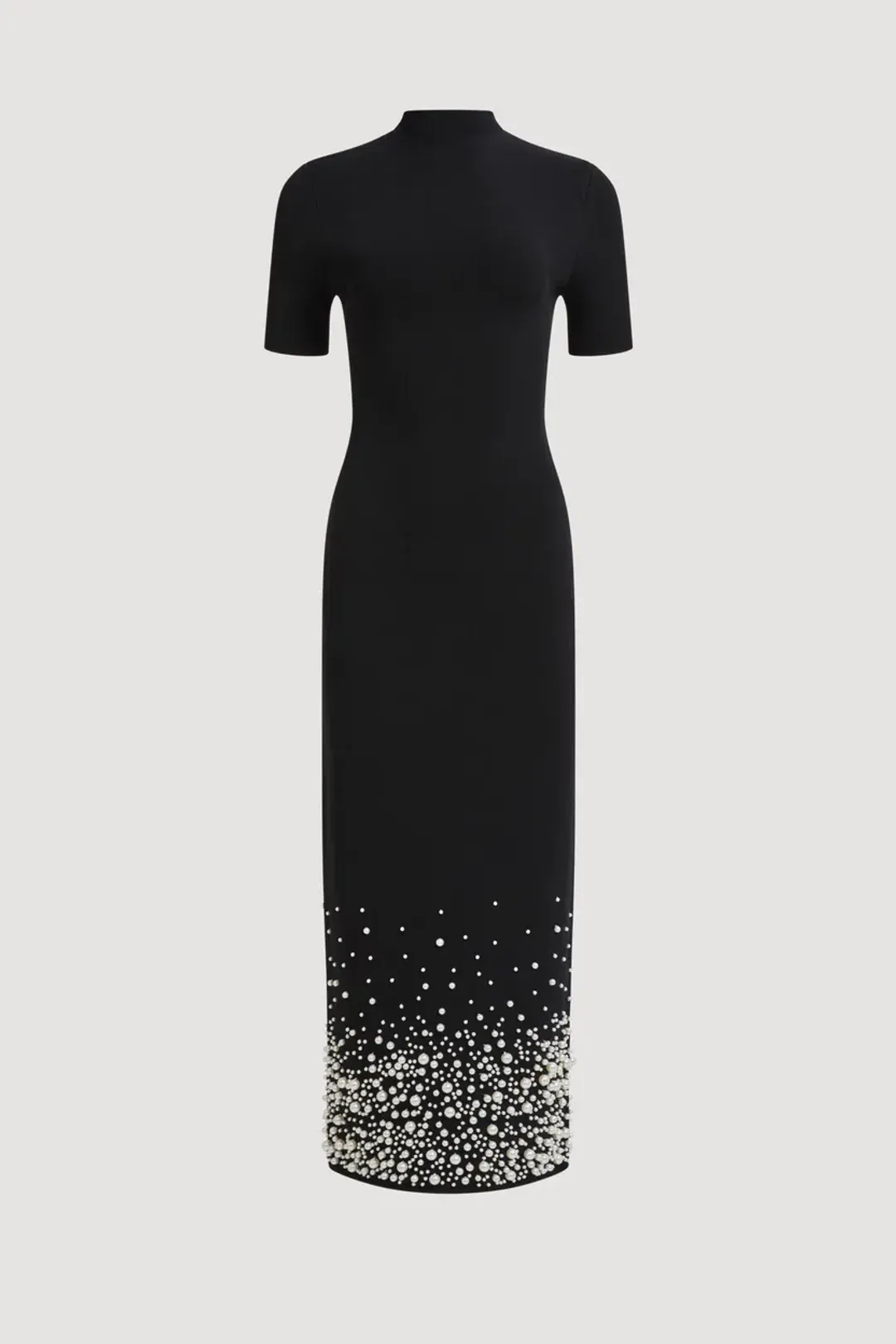 π€ AJE Marlene Pearl Knit Midi Dress β Black β Size AU 6 π€ for rent on The Volte - main image
