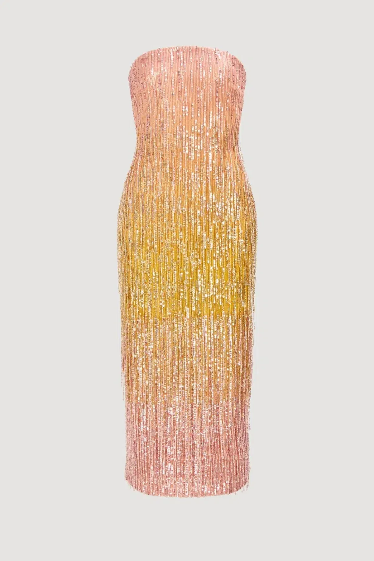 π©·β¨ AJE Amulet Sequin Midi Dress β Aurora Pink & Yellow β Size AU 16 β¨π©· - Image 11