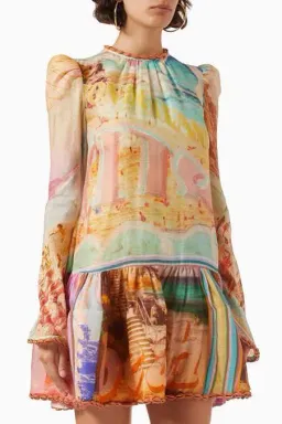 Zimmermann Tama Layered Mini Dress Size AU 6 for rent on The Volte - image 5