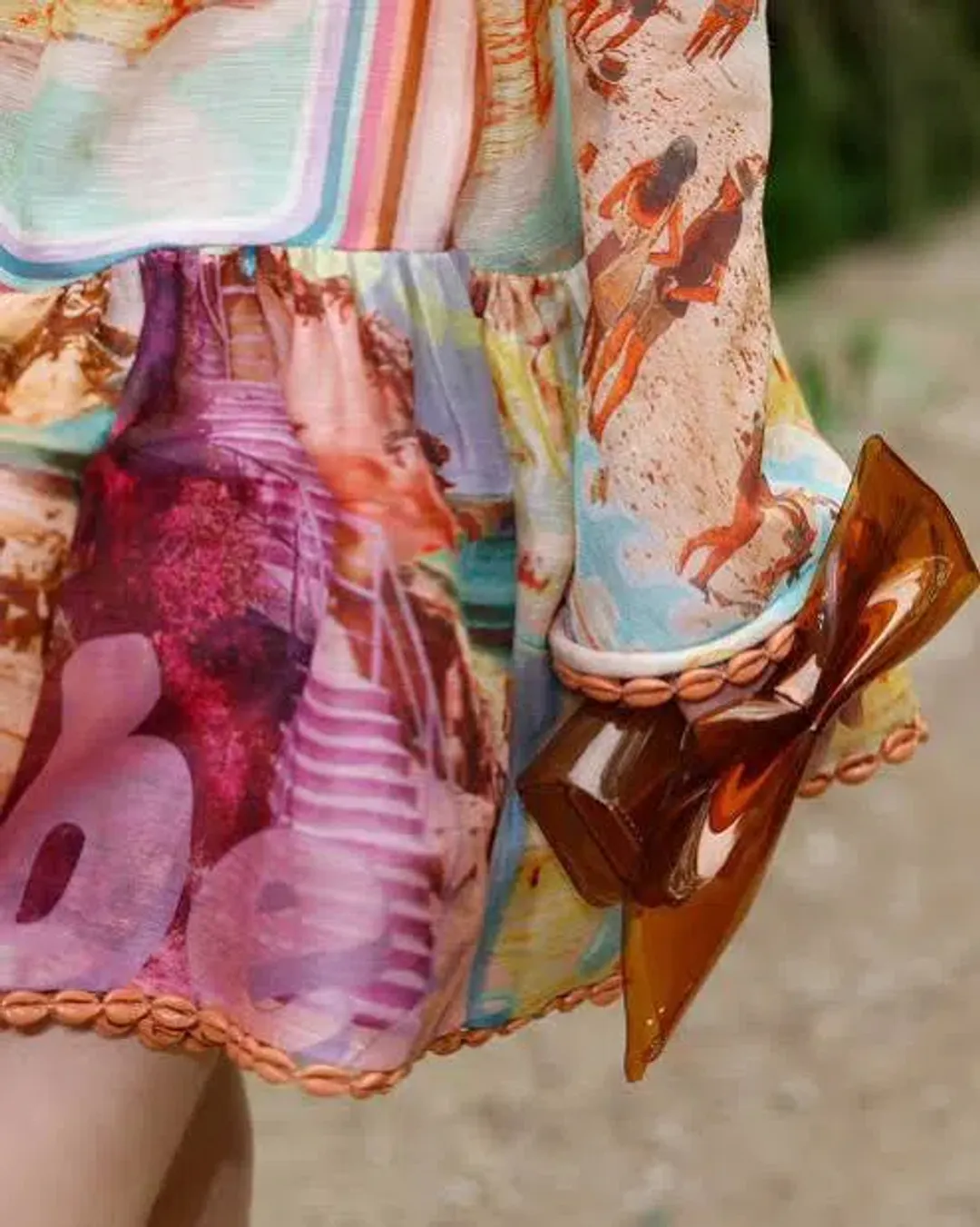 Zimmermann Tama Layered Mini Dress Size AU 6 for rent on The Volte - main image