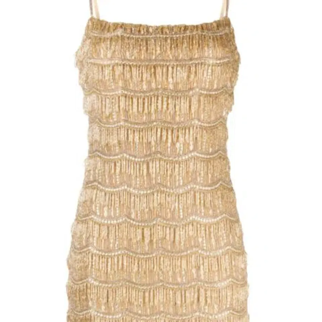 Rachel Gilbert Sadie Mini Gold Size 8 for rent on The Volte - main image