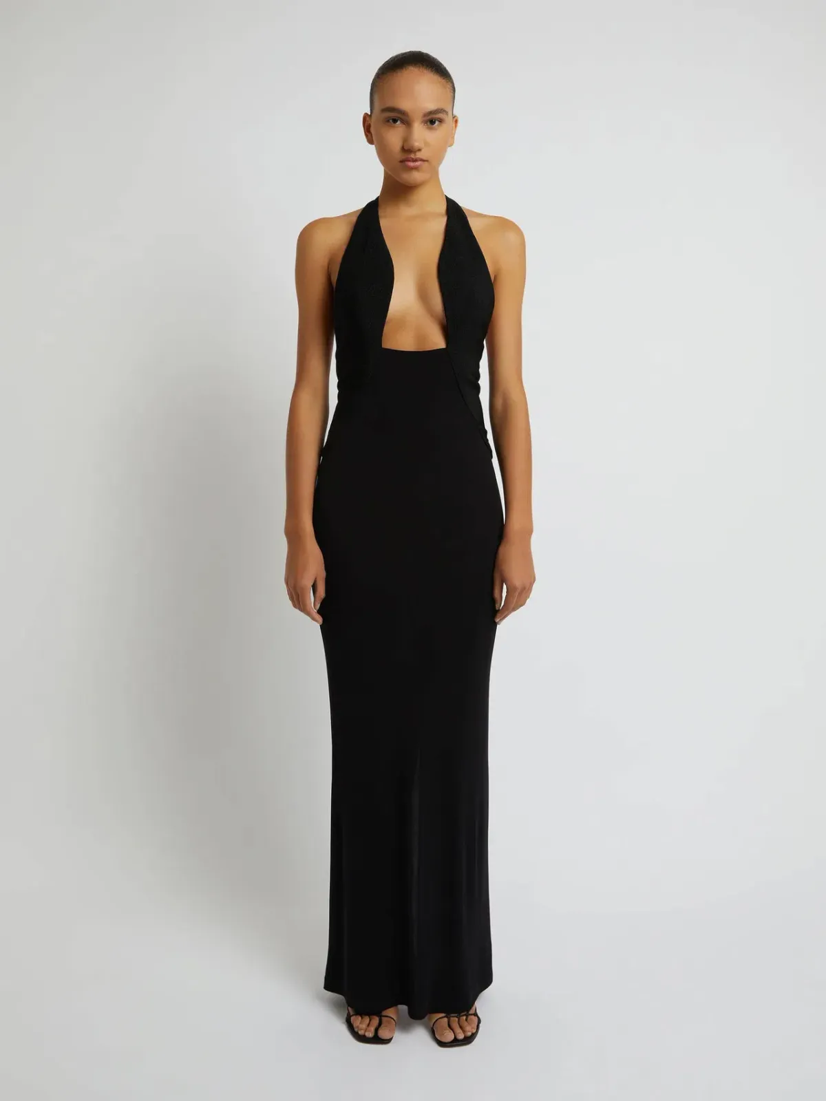 Christopher Esber Tailored Sloped Halter Dress Size 10 for rent on The Volte - main image