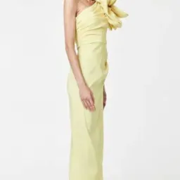 Rachel Gilbert Evana Gown Yellow Size 8 for rent on The Volte - image 3