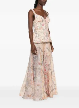 Zimmermann Rebellion Corded Maxi Dress Size 10-12 for rent on The Volte - image 2