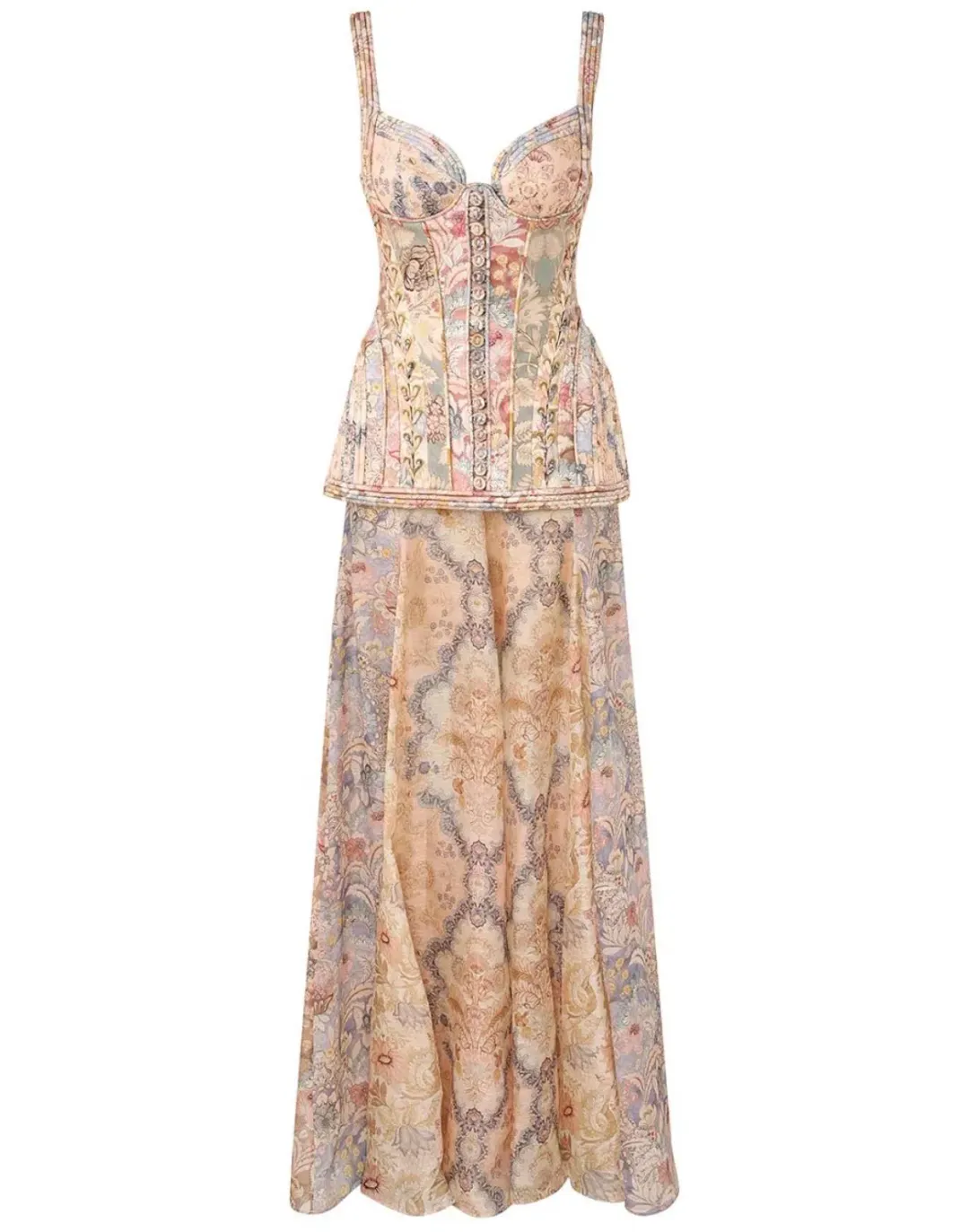 Zimmermann Rebellion Corded Maxi Dress Size 10-12 for rent on The Volte - main image