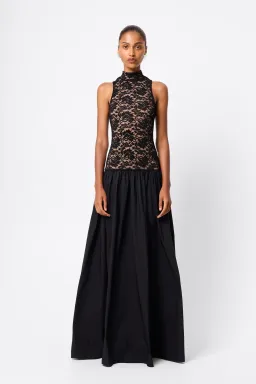 Mossman Lucia gown black size 8 for rent on The Volte - image 2