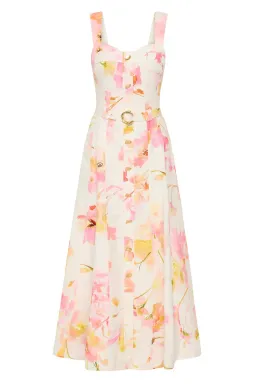 πΈ AJE Zarie Midi Dress β Size 14 β Pink & Yellow Floral Wildflowers πΈ for rent on The Volte - image 5