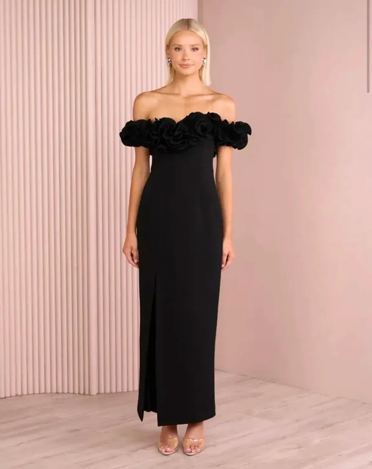 Elle Zeitoune Farley frill dress for rent on The Volte - main image