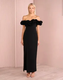 Elle Zeitoune Farley frill dress for rent on The Volte - image 1