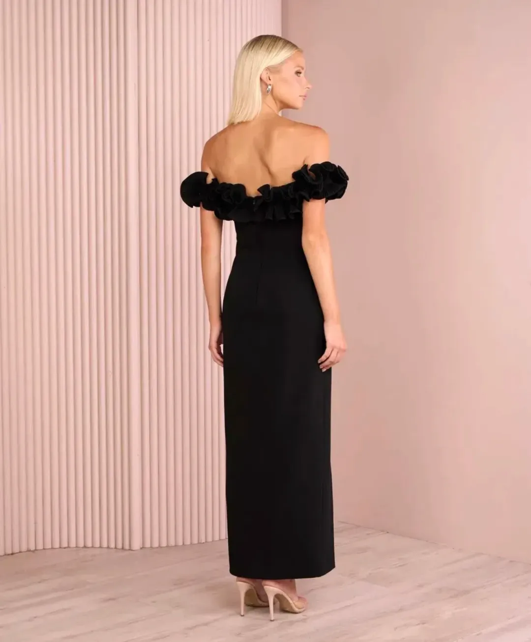 Elle Zeitoune Farley frill dress for rent on The Volte - main image