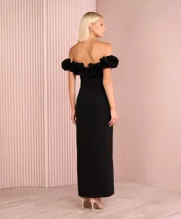 Elle Zeitoune Farley frill dress for rent on The Volte - image 4