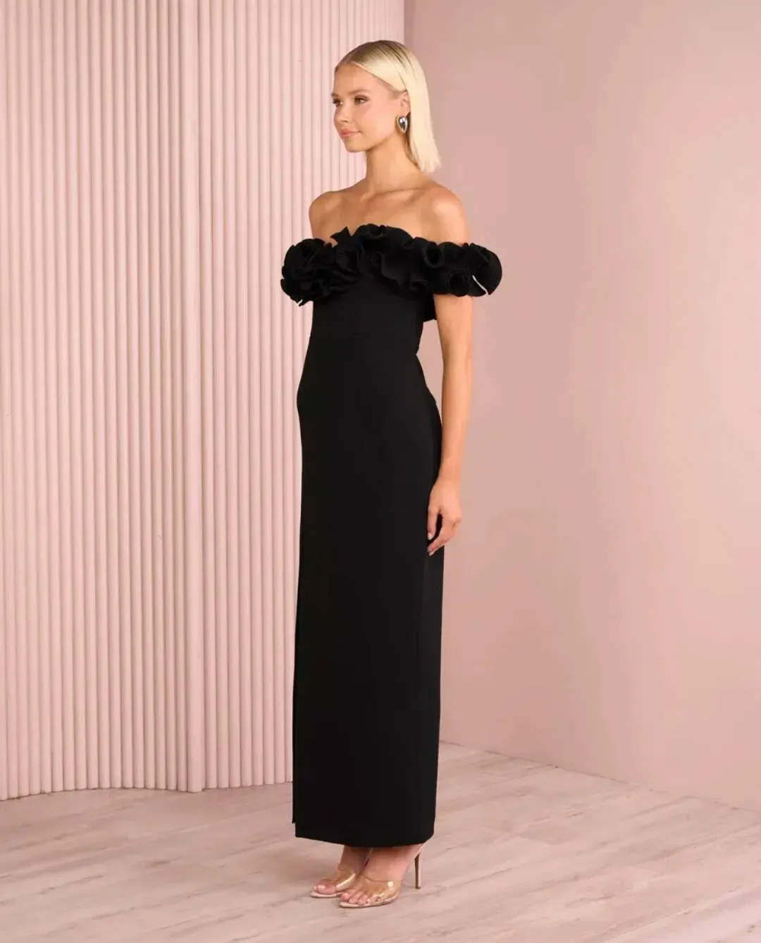 Elle Zeitoune Farley frill dress for rent on The Volte - main image
