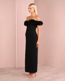 Elle Zeitoune Farley frill dress for rent on The Volte - image 3