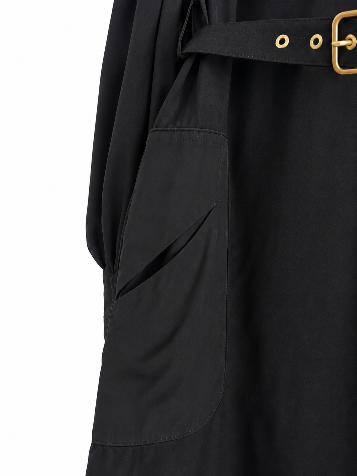 Zimmermann Black Utility Belt Midi Shirt Dress Sz 1 AU 8-10 - Image 5