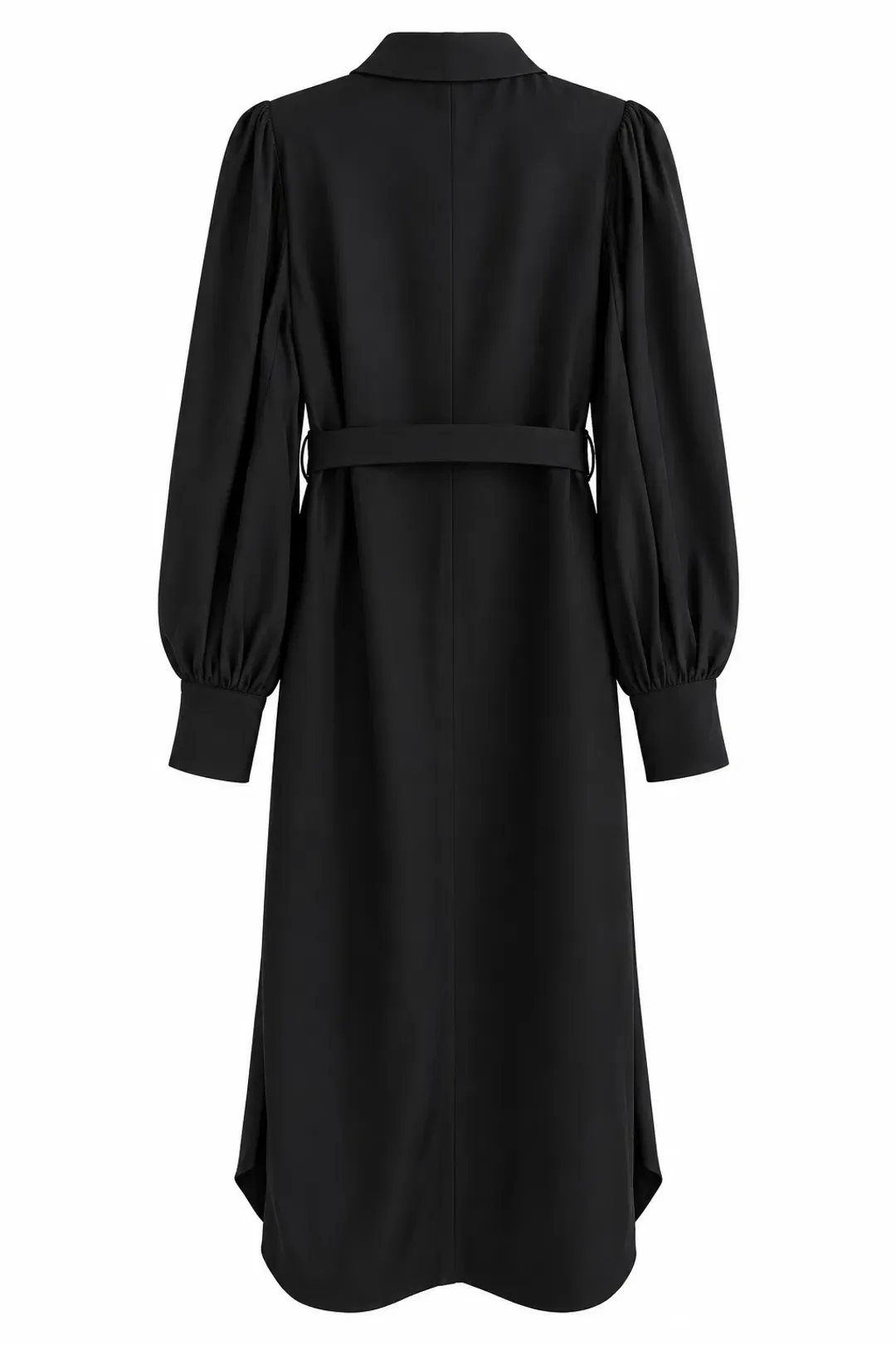 Zimmermann Black Utility Belt Midi Shirt Dress Sz 1 AU 8-10 for rent on The Volte - main image