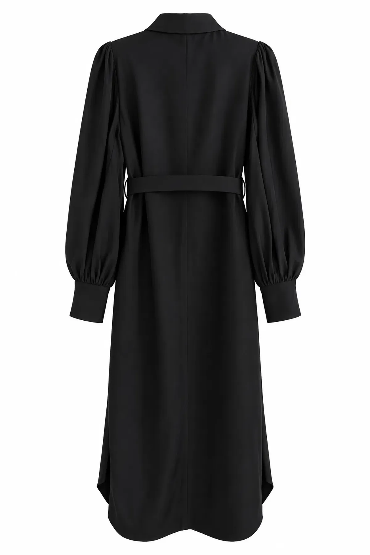 Zimmermann Black Utility Belt Midi Shirt Dress Sz 1 AU 8-10 - Image 4