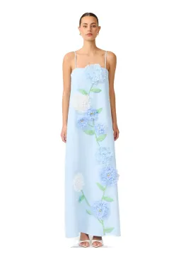 Elliatt Buttercup Embroidered Maxi Dress Blue Size M for rent on The Volte - image 1