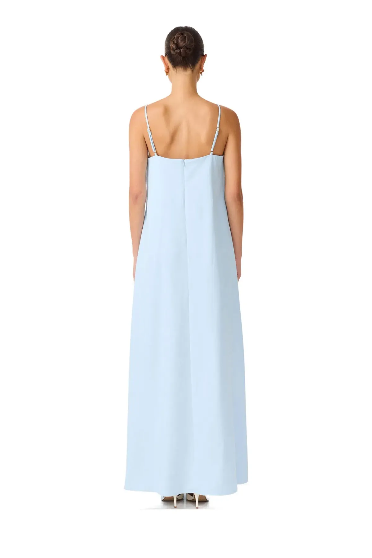 Elliatt Buttercup Embroidered Maxi Dress Blue Size M - Image 4