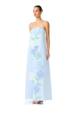 Elliatt Buttercup Embroidered Maxi Dress Blue Size M for rent on The Volte - image 2