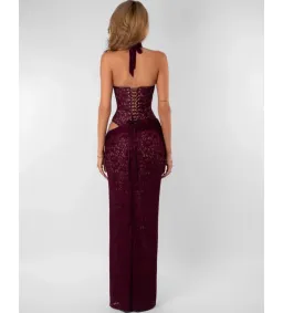 Fenity Veronica Dress in Burgundy Size AU10 for rent on The Volte - image 2