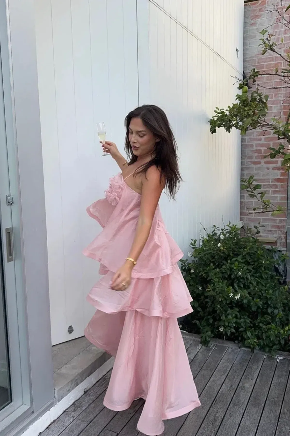 ELLIATT SWALLOWTAIL DAY TO NIGHT MAXI DRESS IN PINK SIZE 8 (S) - Image 7
