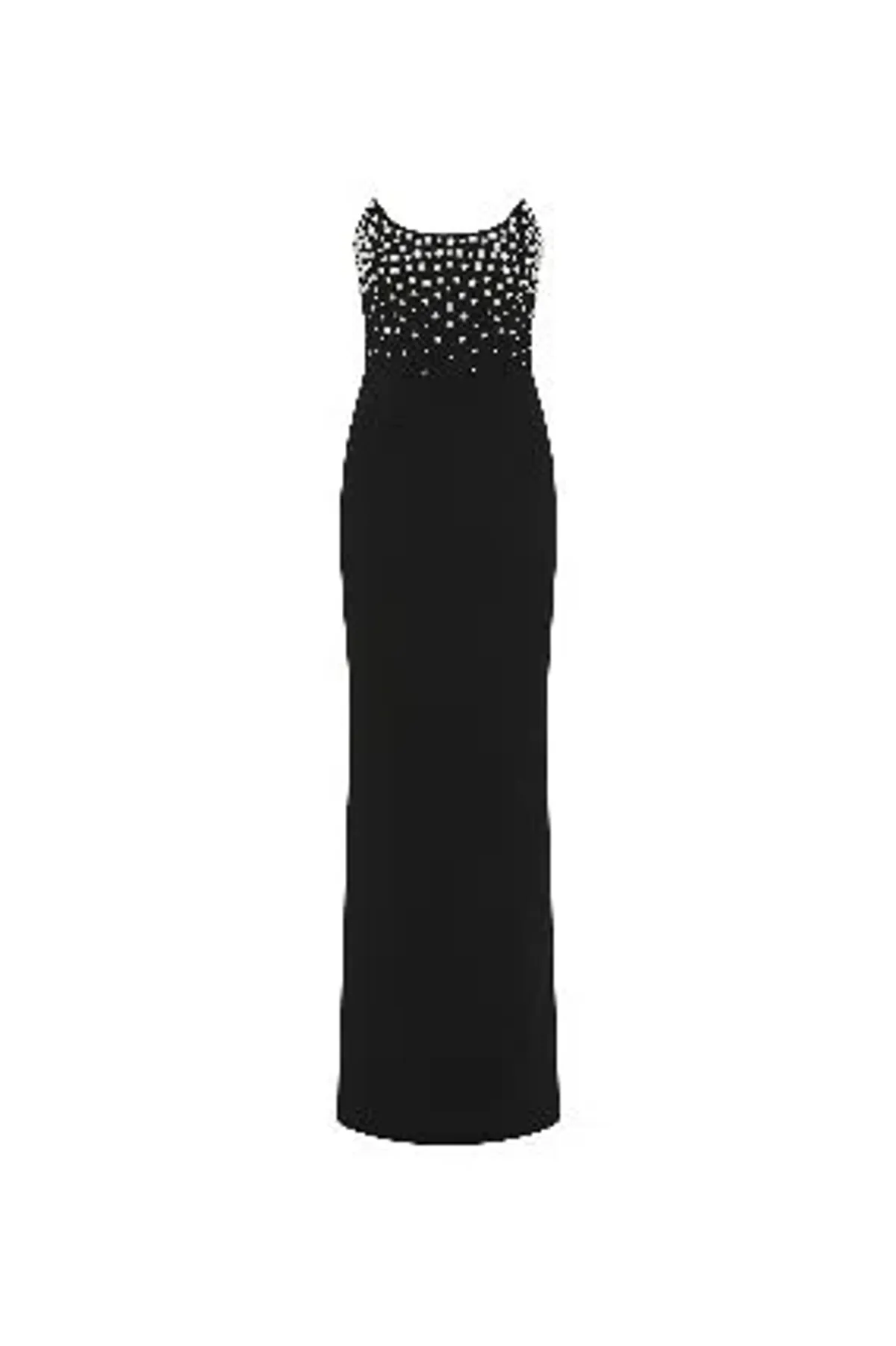 🖤 Rebecca Vallance Lynette Gown – Size AU 8 - Black Pearl Embellished Formal Maxi Dress – 🖤 - Image 7