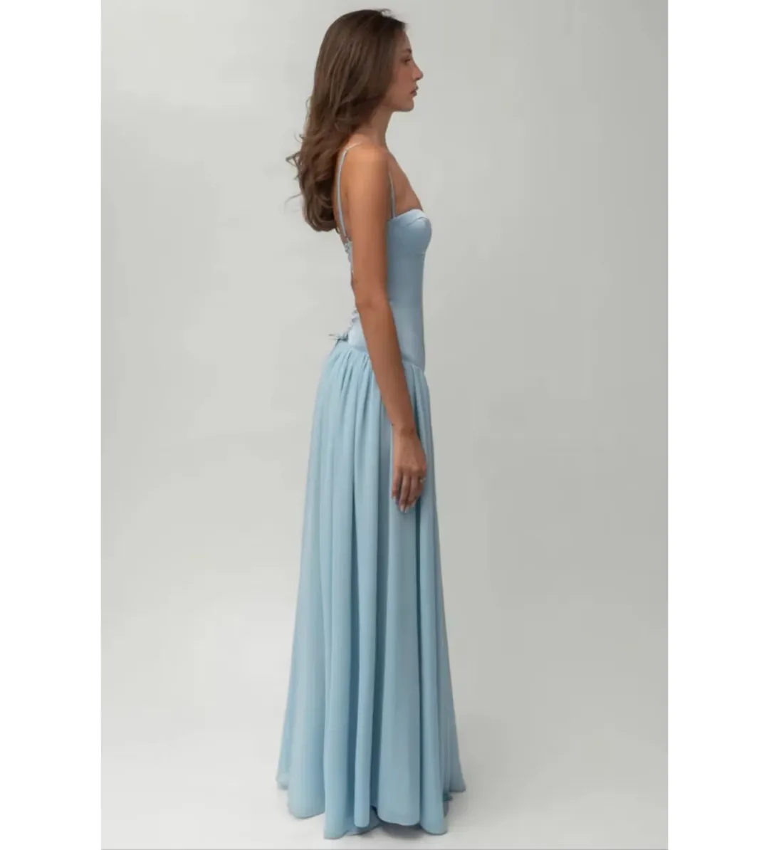 Fenity Amelia Dress in Light Blue Size AU6 for rent on The Volte - main image