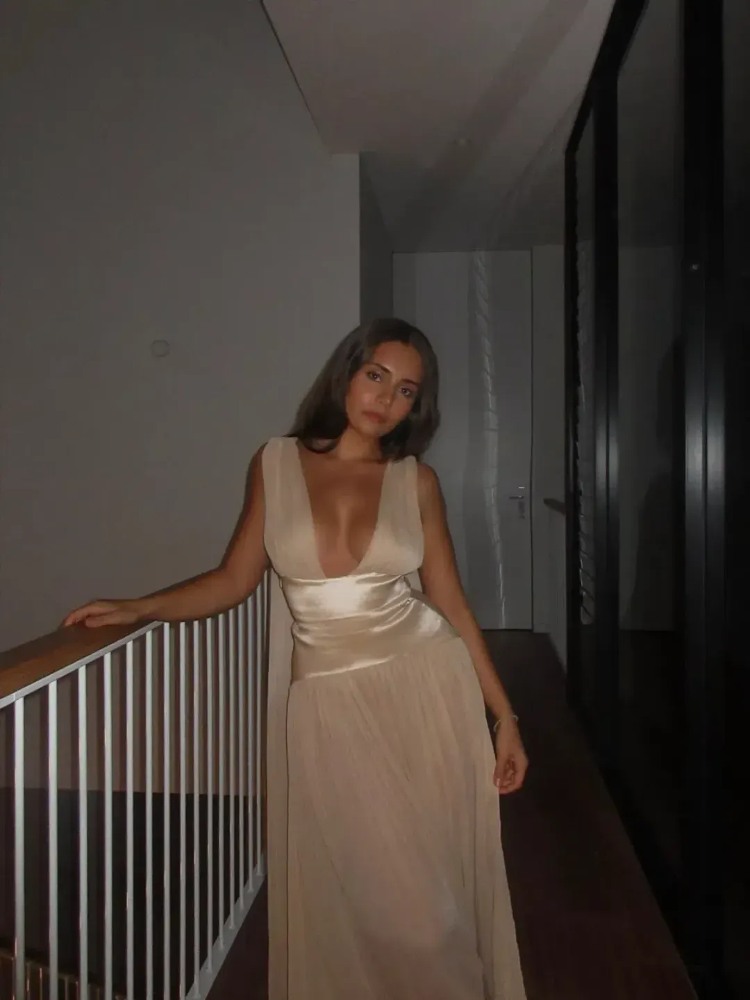 Arcina Ori Ramona In Champagne Gown XS for rent on The Volte - main image