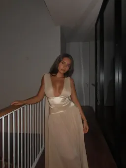 Arcina Ori Ramona In Champagne Gown XS for rent on The Volte - image 2