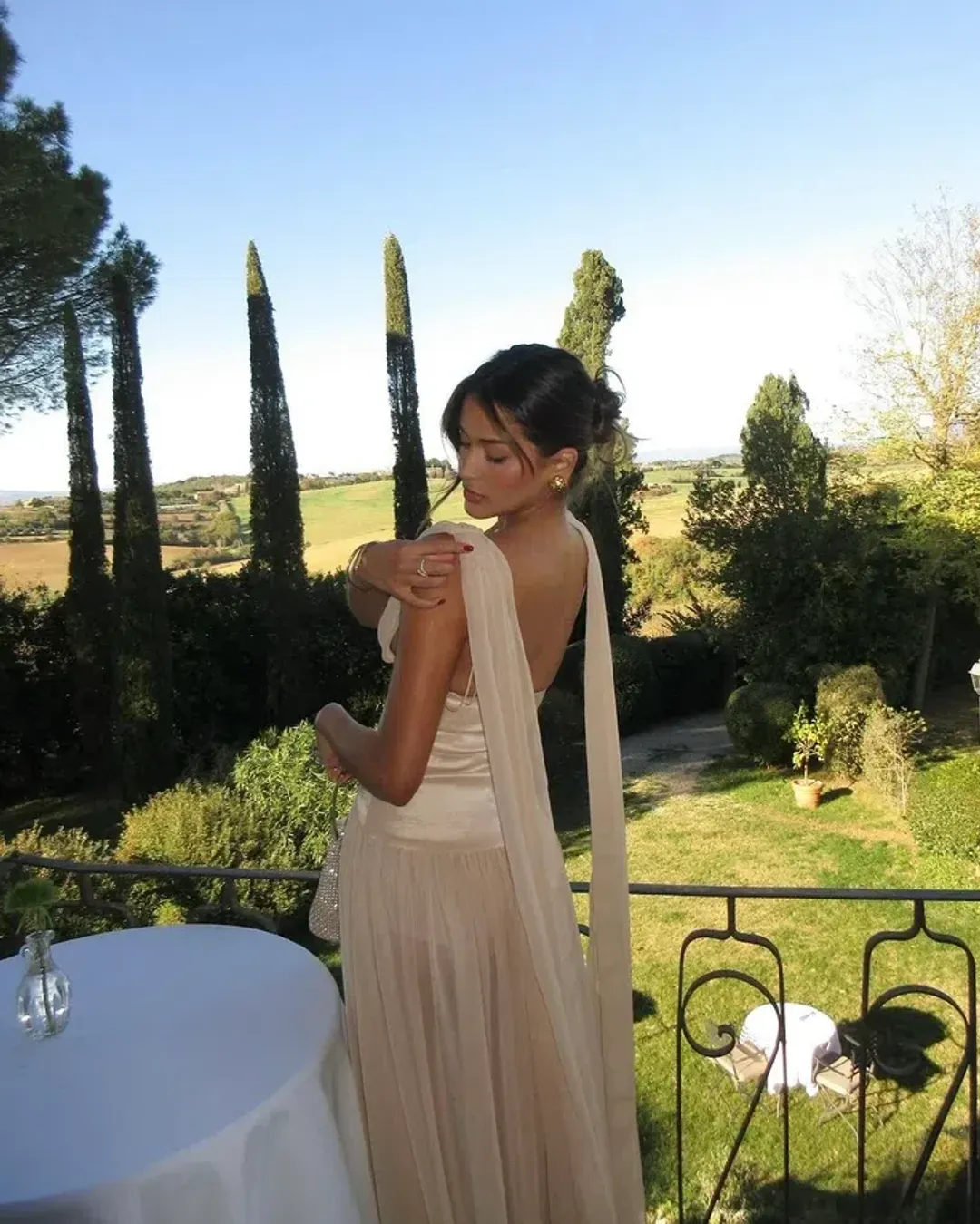 Arcina Ori Ramona In Champagne Gown XS for rent on The Volte - main image