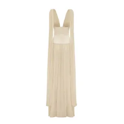 Arcina Ori Ramona In Champagne Gown XS for rent on The Volte - image 9