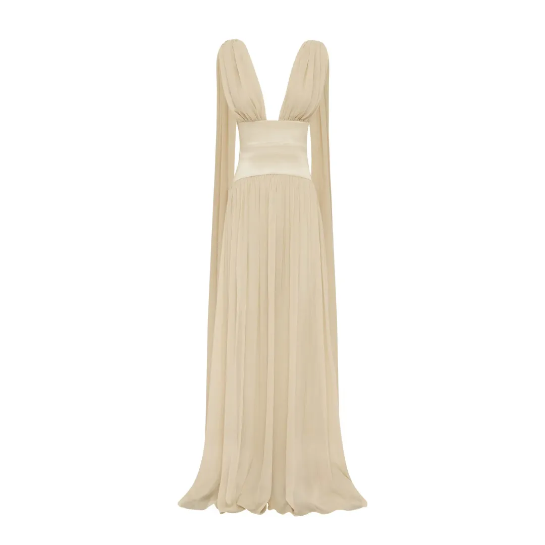 Arcina Ori Ramona In Champagne Gown XS for rent on The Volte - main image