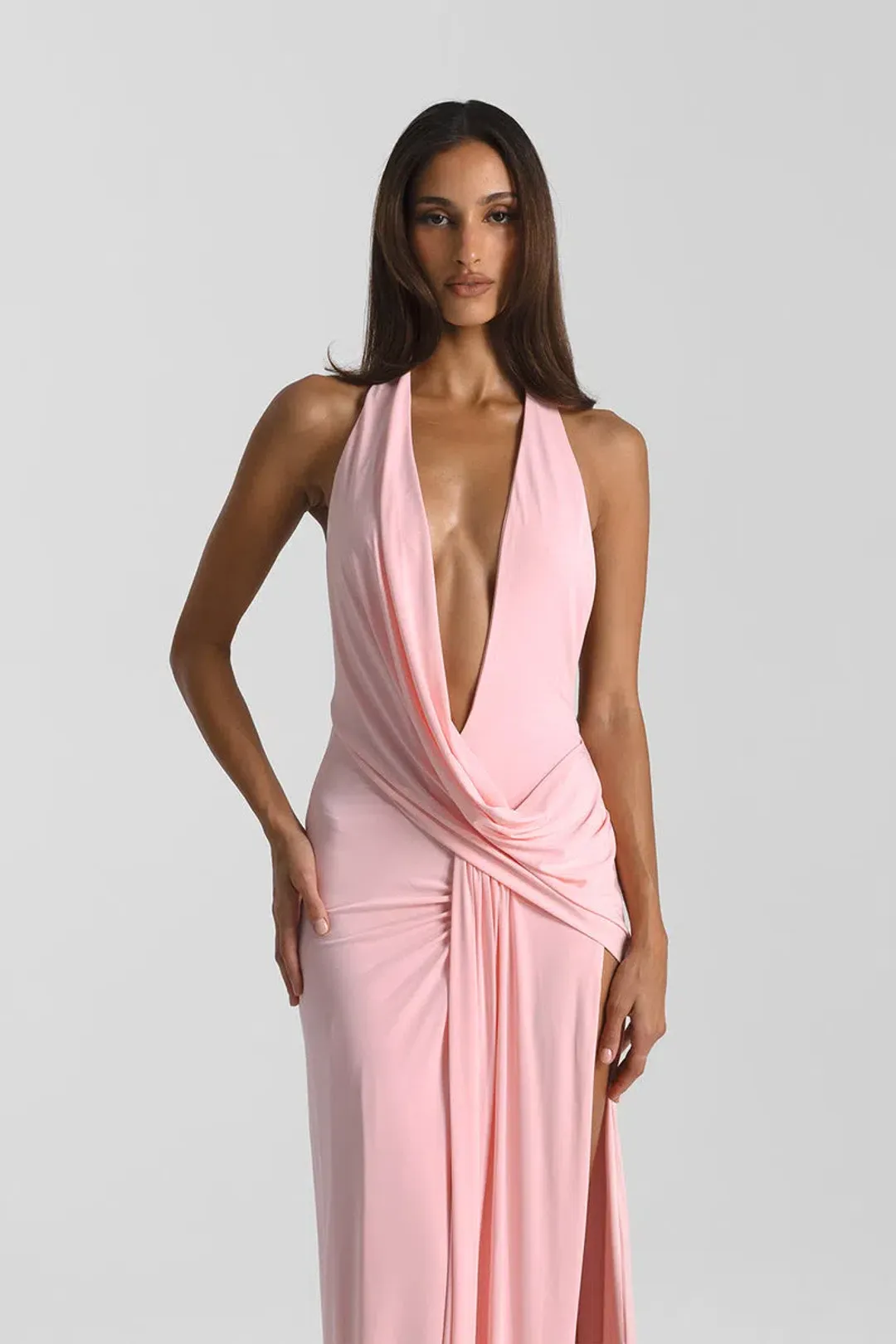 Natalie Rolt Winona Gown – Blossom Pink (S) for rent on The Volte - main image