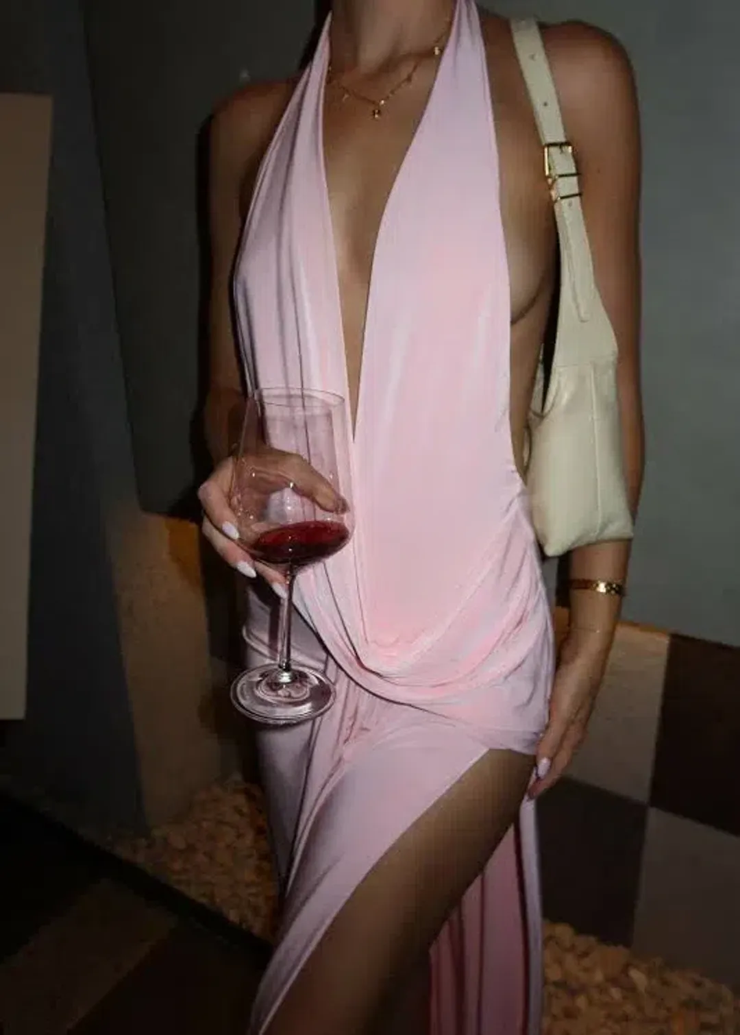 Natalie Rolt Winona Gown – Blossom Pink (S) for rent on The Volte - main image
