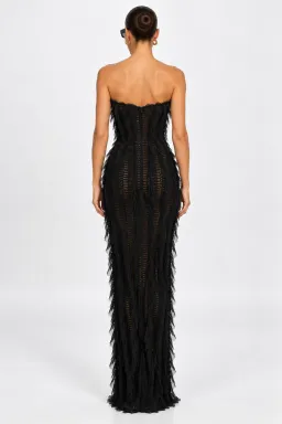 Jefre Sei Jasmine Gown Black Size XS/AU6 for rent on The Volte - image 2