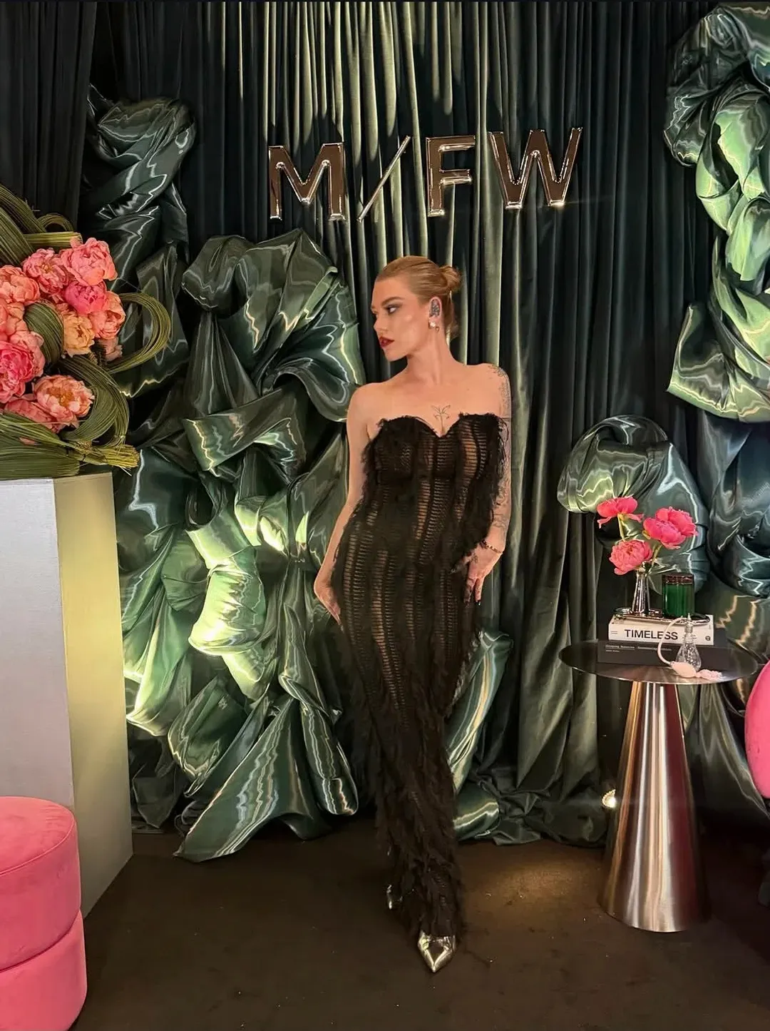 Jefre Sei Jasmine Gown Black Size XS/AU6 for rent on The Volte - main image