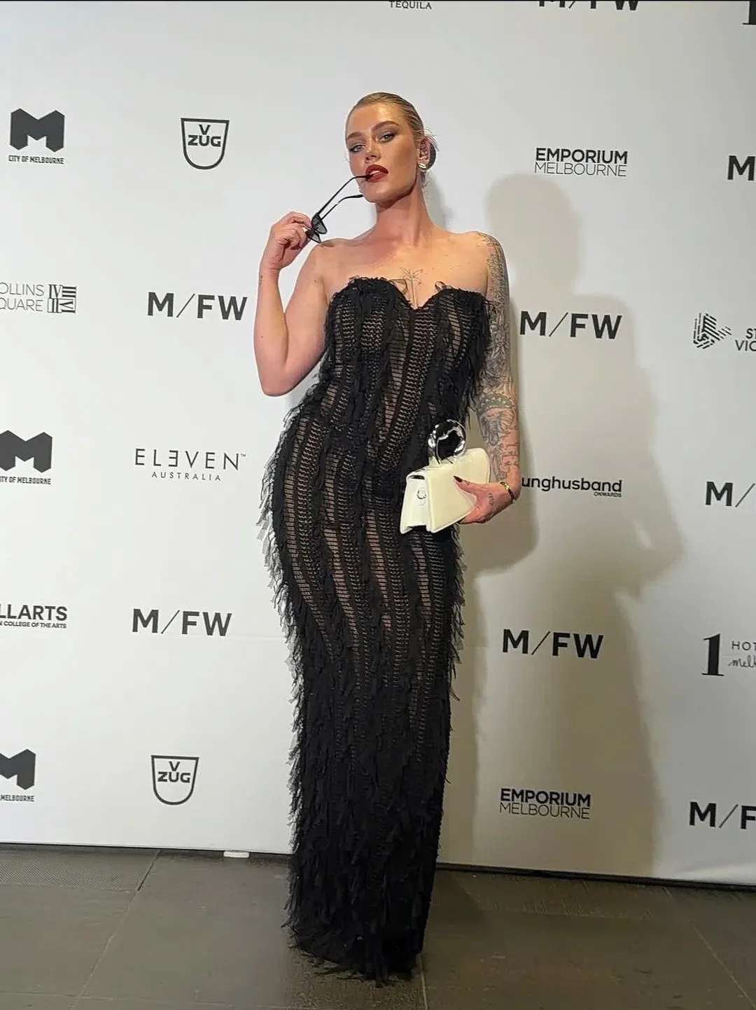 Jefre Sei Jasmine Gown Black Size XS/AU6 for rent on The Volte - main image