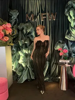 Jefre Sei Jasmine Gown Black Size 8 for rent on The Volte - image 6