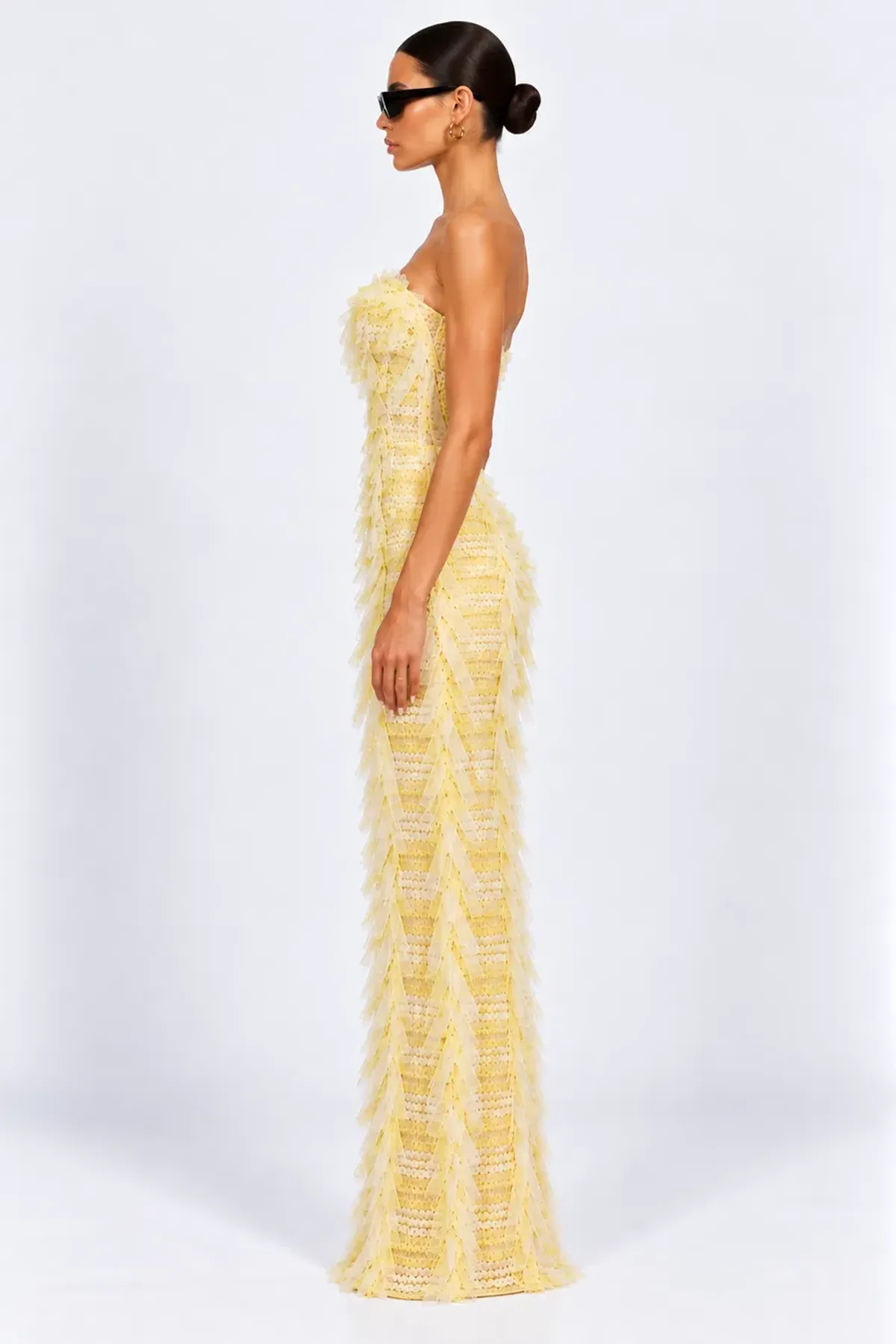 Jefre Sei Jasmine Gown Chello Size 8 - Image 2