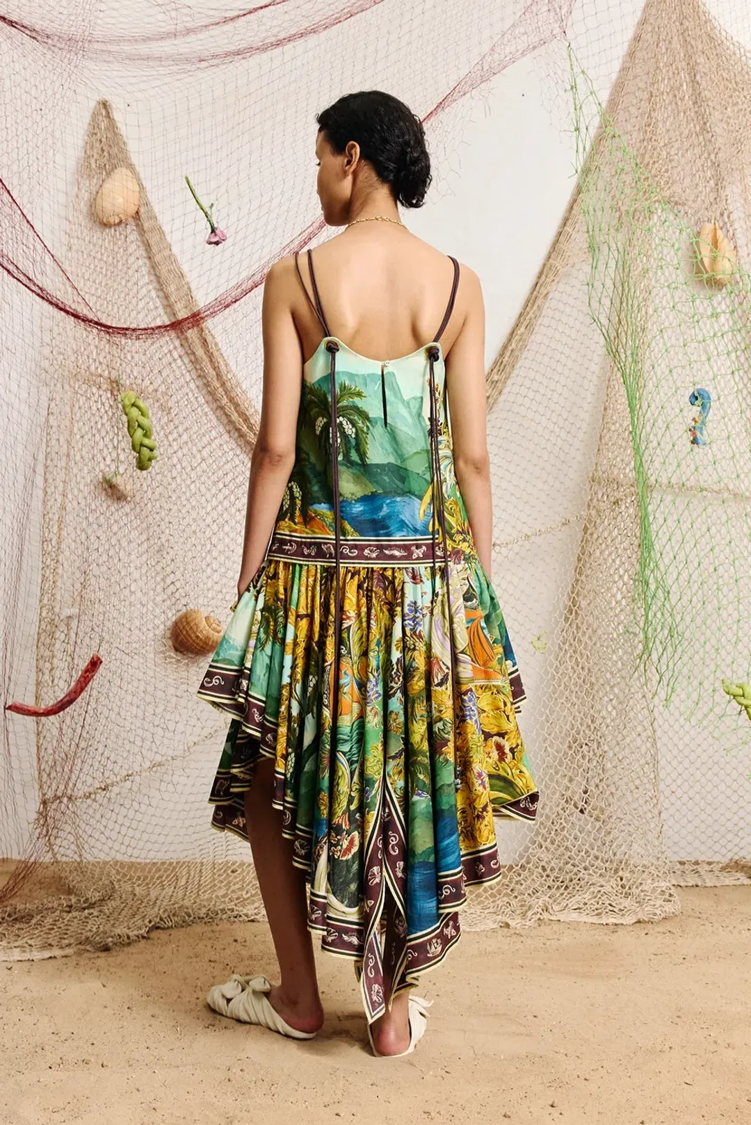 ALEMAIS LUCENA MIDI DRESS SIZE 12 for rent on The Volte - main image