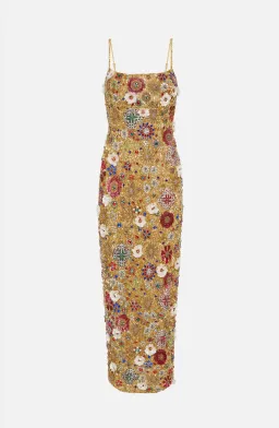 Rachel Gilbert - Francesca Gown in Gold for rent on The Volte - image 3