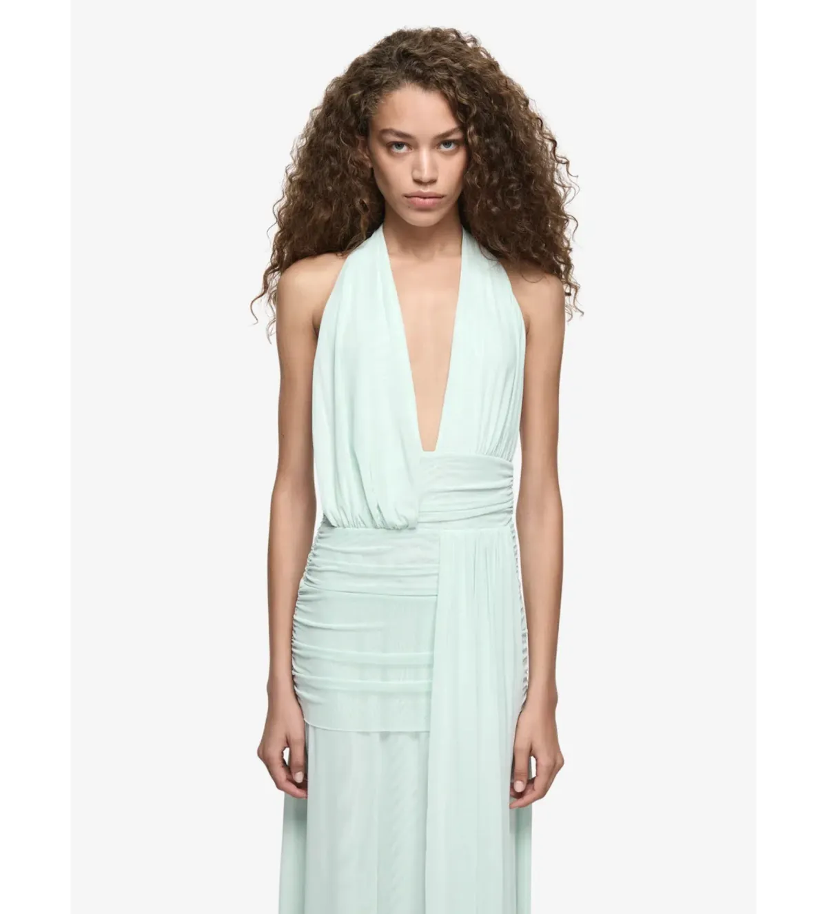 Bec and Bridge Wren Drape Maxi Dress in Spearmint Size AU8 - Image 2