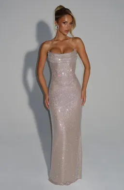 Babyboo Mirabella Maxi Dress - Nude XS for rent on The Volte - image 1
